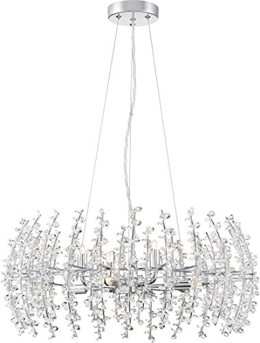 Quoizel VLA2823C Valla Eight Light Pendant, Polished Chrome Alternate Image.jpg