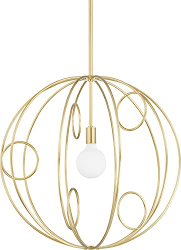 Mitzi H485701M-AGB Alanis One Light Pendant, Aged Brass Alternate Image.jpg