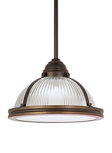 Generation Lighting 65060EN3-715 Pratt Street Prismatic One Light Pendant, Autumn Bronze Alternate Image.jpg