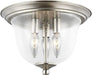 Generation Lighting 7514503-962 Belton Three Light Flush Mount, Brushed Nickel Alternate Image.jpg