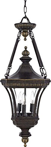 Quoizel DE1490IB Devon Three Light Outdoor Hanging Lantern, Imperial Bronze Alternate Image 2.jpg