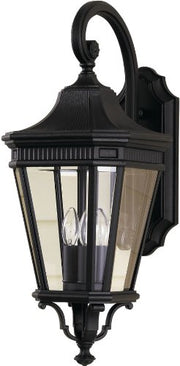 Generation Lighting OL5402BK Cotswold Lane Three Light Outdoor Fixture, Black Alternate Image.jpg