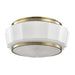 Hudson Valley 3814F-AGB Odessa Two Light Flush Mount, Aged Brass Alternate Image.jpg