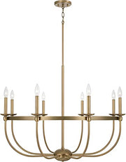 Capital Lighting 425181AD Rylann Eight Light Chandelier, Aged Brass Alternate Image 4.jpg