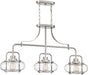 Quoizel TRG338BN Trilogy Three Light Island Chandelier, Brushed Nickel Alternate Image.jpg