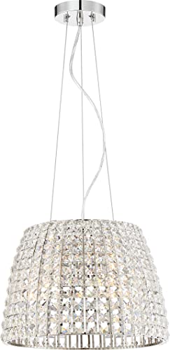 Minka-Lavery 2294-613 Via Roma Three Light Pendant, Polished Nickel Alternate Image.jpg