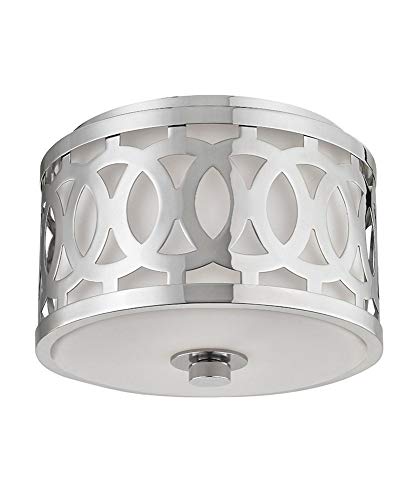 Hudson Valley 4310-PN Genesee One Light Flush Mount, Polished Nickel Alternate Image.jpg