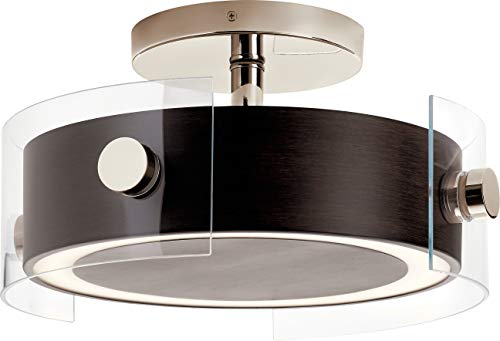 Kichler 44342WNWLED Tig LED Semi Flush Mount, Walnut Wood Alternate Image.jpg