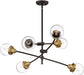 Quoizel TNC5006WT Trance Six Light Chandelier, Western Bronze Alternate Image 3.jpg