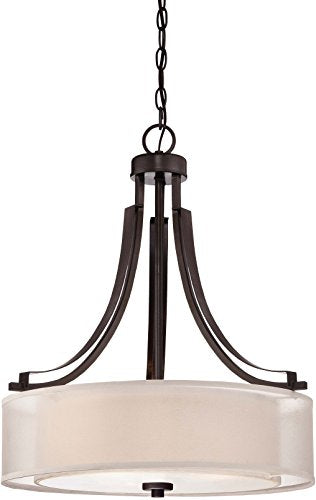 Minka-Lavery 4104-172 Parsons Studio Three Light Pendant, Smoked Iron Alternate Image.jpg