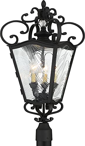 Minka-Lavery 9335-661 Brixton Ivy Two Light Outdoor Post Mount, Coal W/Honey Gold Highlight Alternate Image.jpg