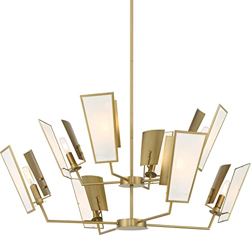 Minka-Lavery 2678-695 Ricochet Eight Light Chandelier, Soft Brass Alternate Image.jpg