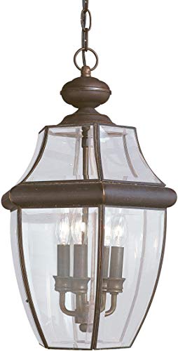 Generation Lighting 6039EN-71 Lancaster Three Light Outdoor Pendant, Antique Bronze Alternate Image.jpg