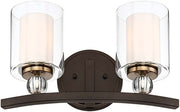 Minka-Lavery 3072-416 Studio 5 Two Light Bath, Painted Bronze W/Natural Brush Alternate Image.jpg
