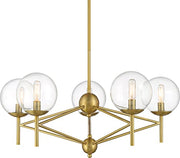 Minka-Lavery 2795-695 Auresa Five Light Pendant, Soft Brass Alternate Image.jpg