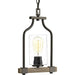 Progress P500056-020 Barnes Mill Collection One-Light Antique Bronze Clear Seeded Glass Farmhouse Mini-Pendant Light Alternate Image.jpg