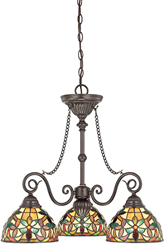 Quoizel TFKM5103VB Kami Three Light Chandelier, Vintage Bronze Alternate Image.jpg