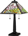 Quoizel TF16145MBK Tiffany Two Light Table Lamp, Matte Black Alternate Image 4.jpg