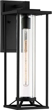 Minka-Lavery 72477-66 Trescott One Light Outdoor Wall Mount, Coal Alternate Image 2.jpg