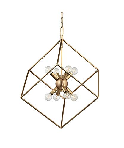 Hudson Valley 1220-AGB Roundout Eight Light Pendant, Aged Brass Alternate Image.jpg