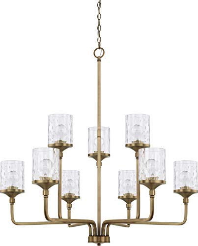 Capital Lighting 428891AD-451 Colton Nine Light Chandelier, Aged Brass Alternate Image.jpg