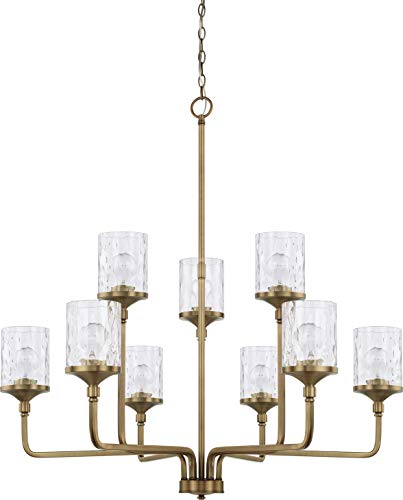 Capital Lighting 428891AD-451 Colton Nine Light Chandelier, Aged Brass Alternate Image.jpg