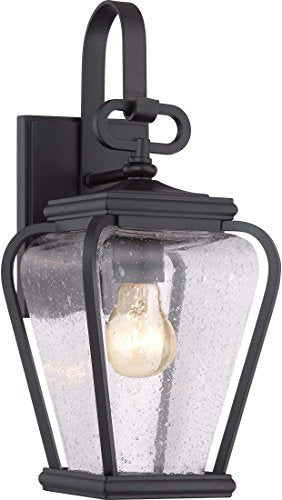 Quoizel PRV8406K Province One Light Outdoor Wall Lantern, Mystic Black Alternate Image.jpg