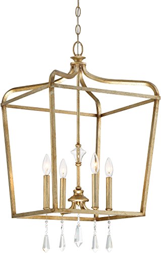 Minka-Lavery 4448-582 Laurel Estate Four Light Pendant, Brio Gold Alternate Image 3.jpg