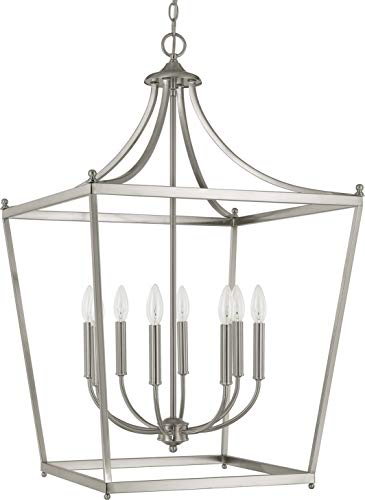 Capital Lighting 9553BN Stanton Eight Light Foyer Pendant, Brushed Nickel Alternate Image.jpg