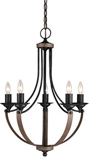 Generation Lighting 3280405EN-846 Corbeille Five Light Chandelier, Stardust Alternate Image.jpg