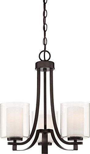 Minka-Lavery 4103-172 Parsons Studio Three Light Chandelier, Smoked Iron Alternate Image.jpg