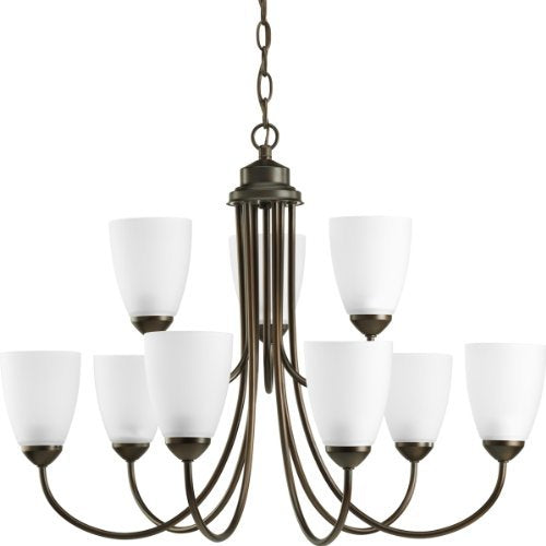 Progress P4627-20 Gather Collection Nine-Light Antique Bronze Etched Glass Traditional Chandelier Light Alternate Image.jpg