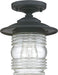 Capital Lighting 9677BK Creekside One Light Outdoor Flush Mount, Black Alternate Image.jpg