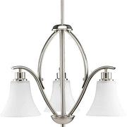 Progress P4489-09 Joy Collection Three-Light Brushed Nickel Etched Glass Traditional Chandelier Light Alternate Image.jpg