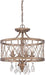 Minka-Lavery 4403-581 West Liberty Four Light Mini Chandelier (Convertible To Semi Flush), Olympus Gold Alternate Image 4.jpg