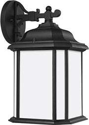 Generation Lighting 84531EN3-12 Kent One Light Outdoor Wall Lantern, Black Alternate Image.jpg