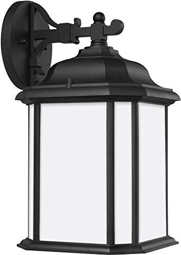 Generation Lighting 84531EN3-12 Kent One Light Outdoor Wall Lantern, Black Alternate Image.jpg