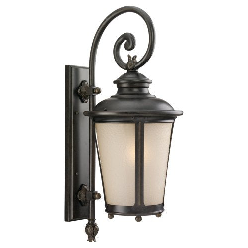 Generation Lighting 88242-780 Cape May One Light Outdoor Wall Lantern, Burled Iron Alternate Image.jpg