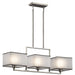 Kichler 43437NI Kailey Three Light Linear Chandelier, Brushed Nickel Alternate Image.jpg