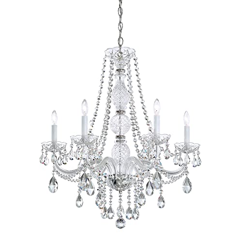 Schonbek 1303-40H Arlington Six Light Chandelier, Silver Alternate Image 4.jpg