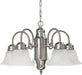 Capital Lighting 3255MN-118 David Five Light Chandelier, Matte Nickel Alternate Image.jpg