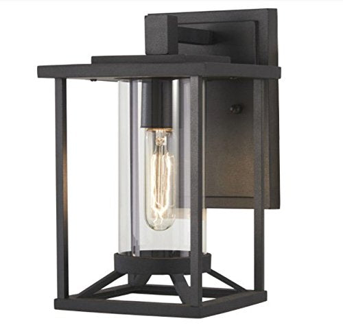 Minka-Lavery 72471-66 Trescott One Light Outdoor Wall Mount, Coal Alternate Image 2.jpg
