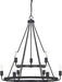 Capital Lighting 420091MB Tanner Nine Light Chandelier, Matte Black Alternate Image.jpg