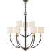 Quoizel ADY5009OZ Audley Nine Light Chandelier, Old Bronze Alternate Image 4.jpg