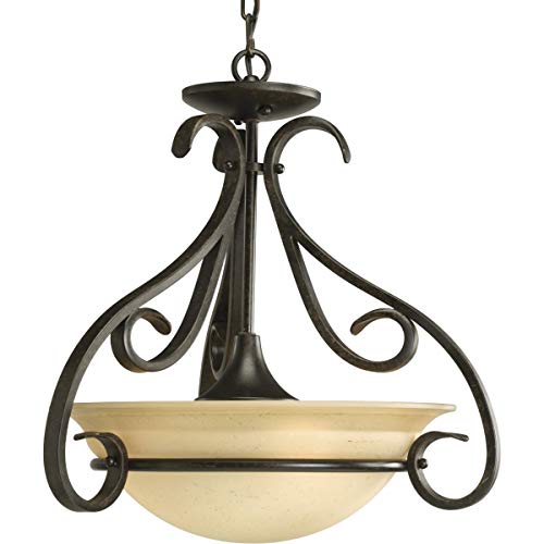 Progress P3843-77 Torino Collection Three-Light Foyer Pendant Alternate Image.jpg
