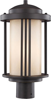 Generation Lighting 8247901-71 Crowell One Light Outdoor Post Lantern, Antique Bronze Alternate Image.jpg