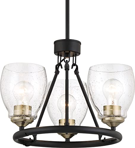 Minka-Lavery 2437-878 Winsley Three Light Chandelier, Coal And Stained Brass Alternate Image.jpg