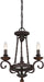 Quoizel NBE5303RK Noble Three Light Chandelier, Rustic Black Alternate Image.jpg