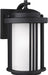 Generation Lighting 8547901DEN3-12 Crowell One Light Outdoor Wall Lantern, Black Alternate Image.jpg