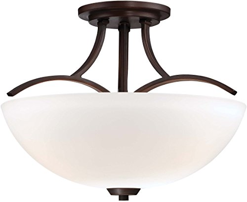 Minka-Lavery 4962-284 Overland Park Three Light Semi Flush Mount, Vintage Bronze Alternate Image 2.jpg